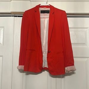 Red Zara Blazer
